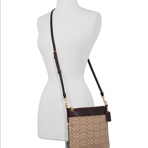 COACH New Signature Jacquard Kitt Crossbody